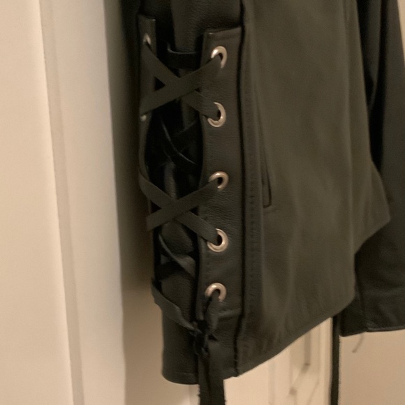 Sz8 🏍 Custom Leather Jacket - Picture 4 of 5